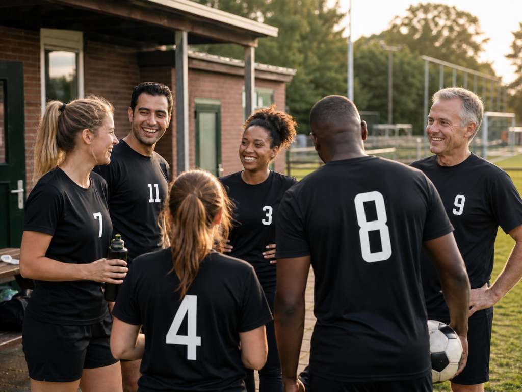 T-shirt ontwerpen met AI 14 teamshirts namen nummers