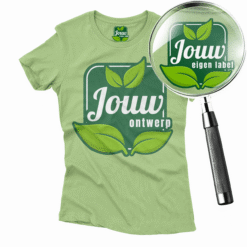 Eigen label T-shirt 19 t-shirt met eigen label bedrukken dames L