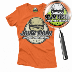 Eigen label T-shirt 18 t-shirt met eigen label bedrukken dames M