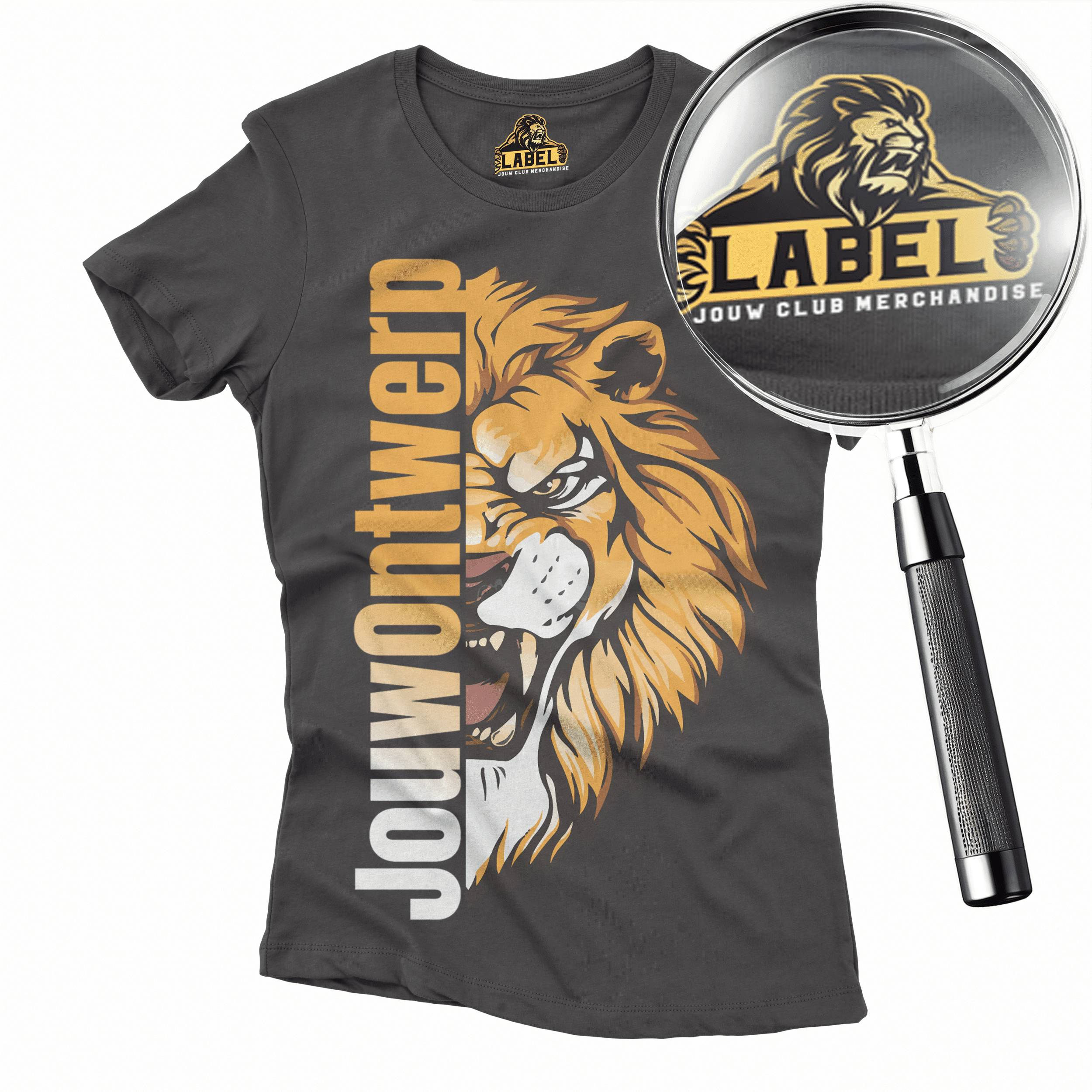 Eigen label T-shirt 8 t-shirt met eigen label bedrukken dames XL