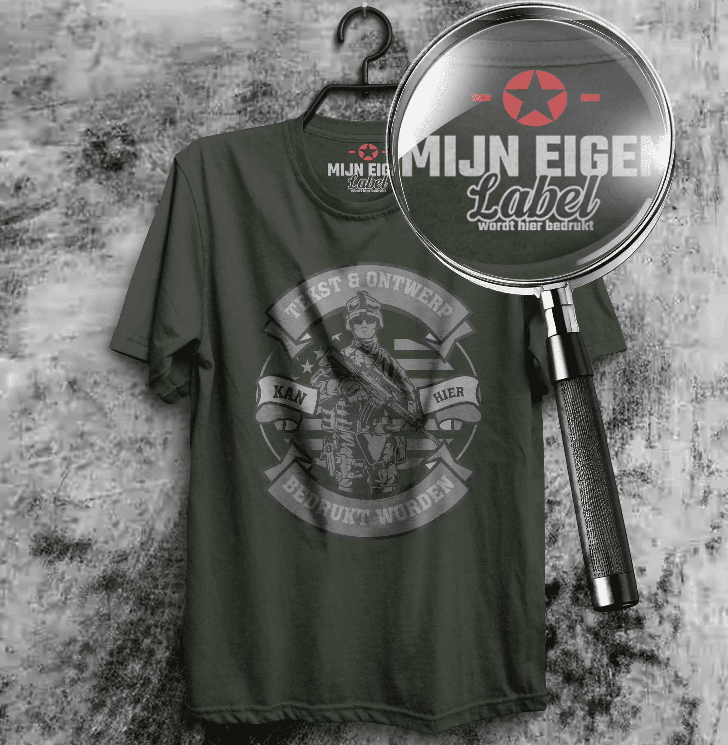 Eigen label T-shirt 4 t-shirt met eigen label bedrukken heren XL